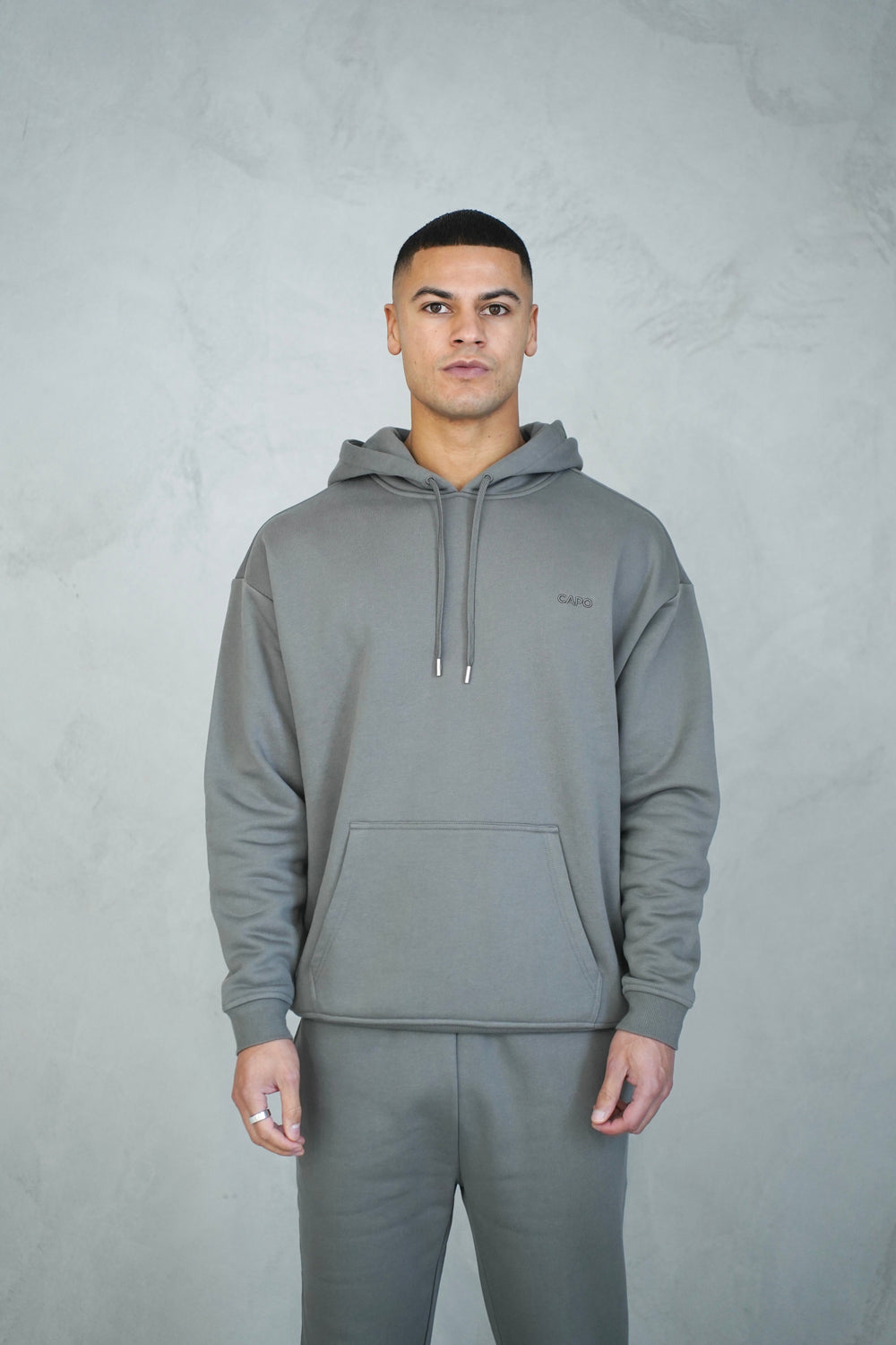 Capo Tracksuit Overhead Hoodie - Charcoal